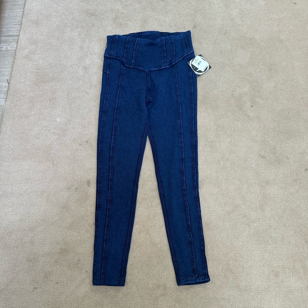 Free People navy Leggings